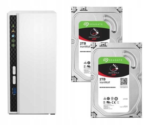 

Serwer Nas Qnap TS-233 2 x 2TB Seagate IronWolf