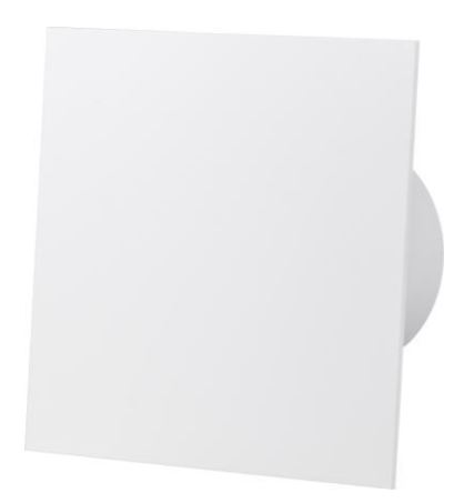 Szklany Wentylator Veroni Glass 120 Biały WC Timer