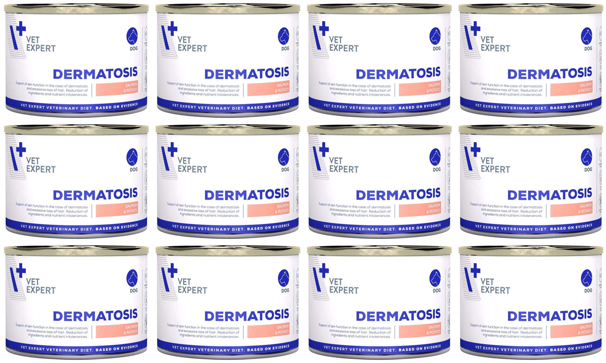 Levně 4T VetExpert Dog Dermatosis 12 x 200 g