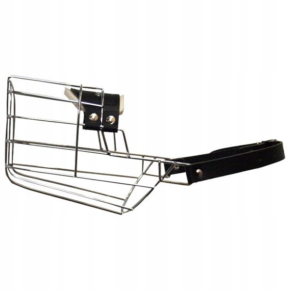 Levně Náhubek kovový Kolie,Baset,Bel.ovčák pes, chrom 95 x 125 x 125 mm