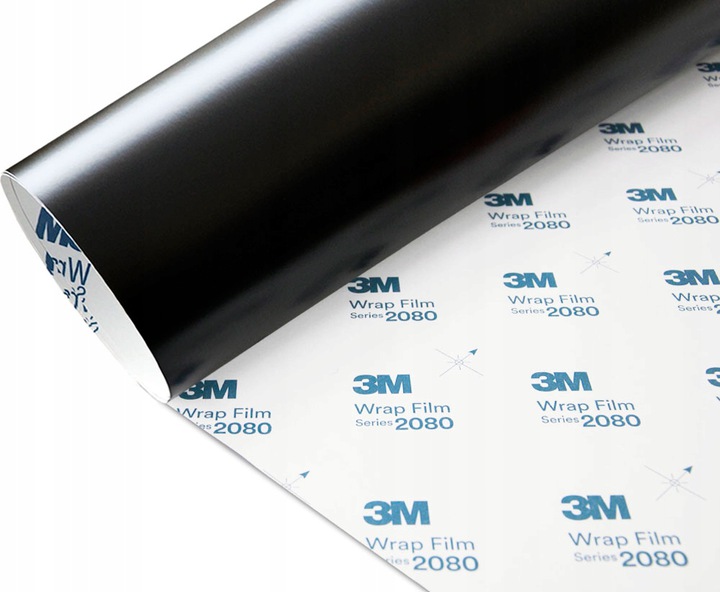 Fólie Černá Mat Saténová 3M S12 2080 152x250 cm