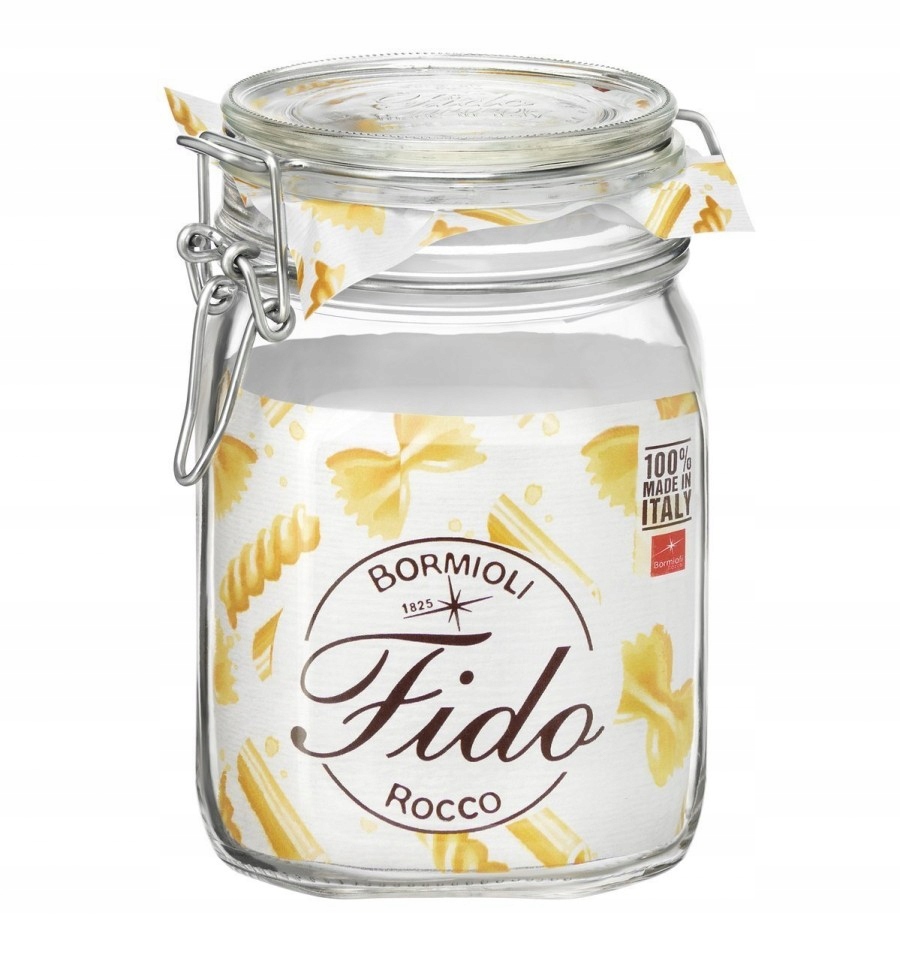 

Słoik Fido 1L uszczelka szkło Bormioli