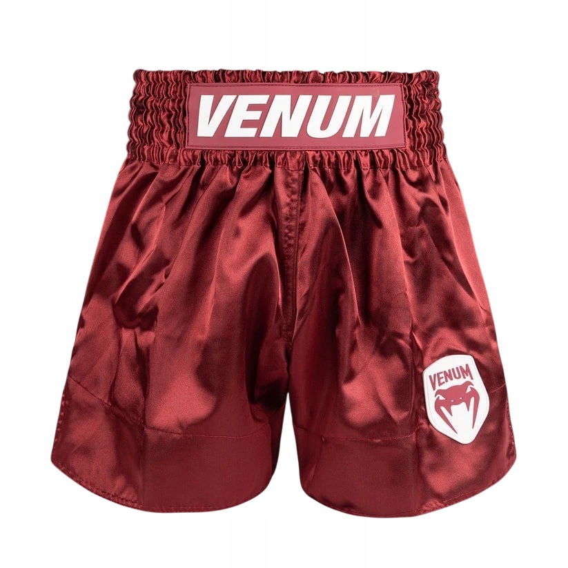 spodenki muay thai venum classic evo S Bordowy