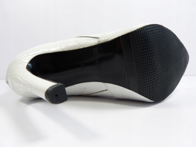 białe botki na szpilce Carinii 38 skórzane 5705 Rozmiar 38