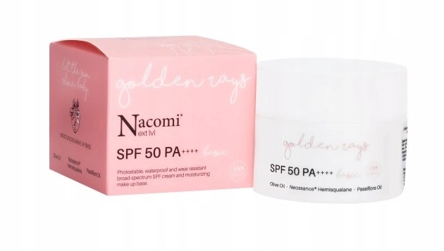 

Nacomi Next Level SPF50 Nawilżający krem, 50ml