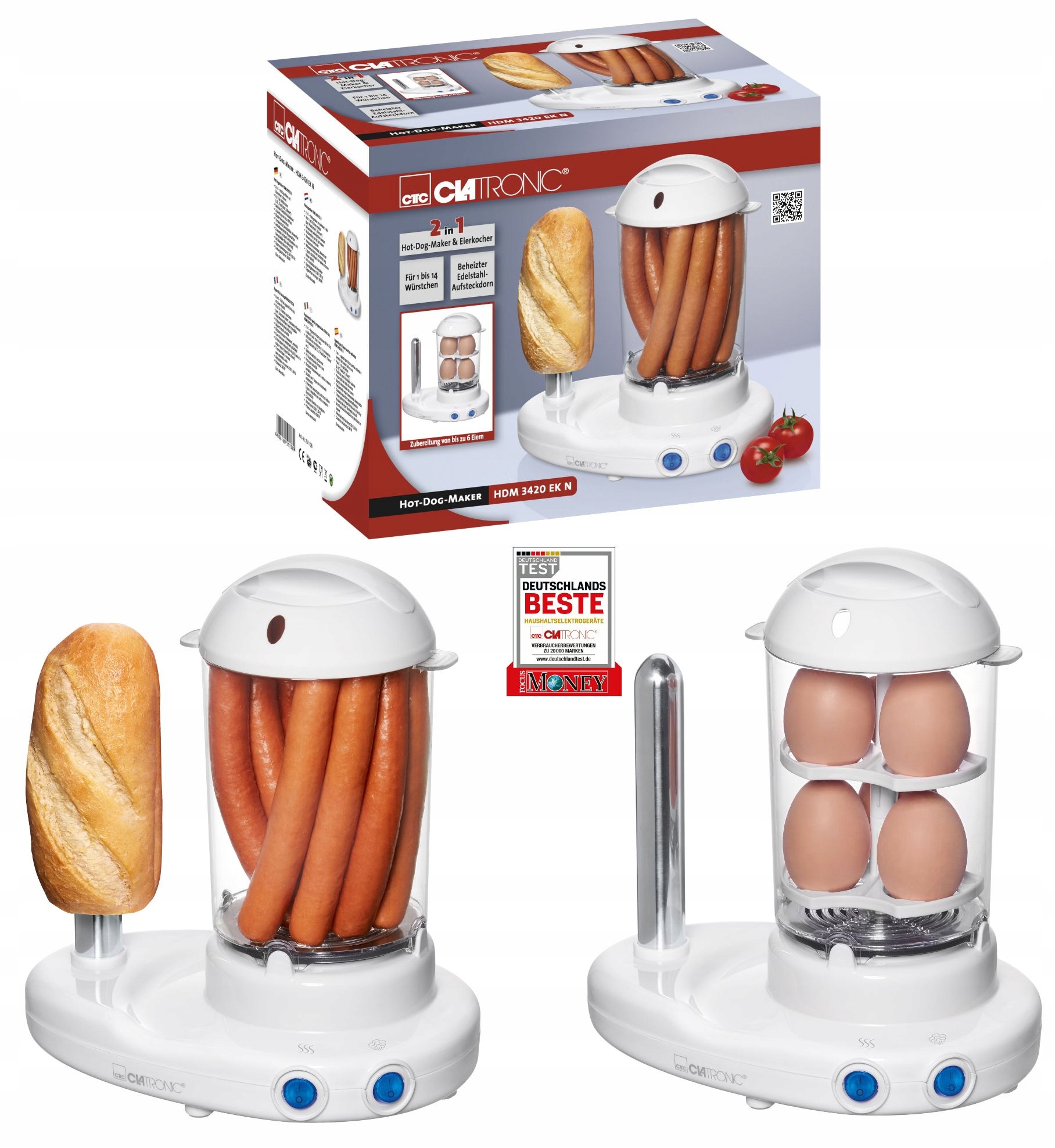 

Maszyna Urządzenie Do Hot Dogów Hot Dog Clatronic