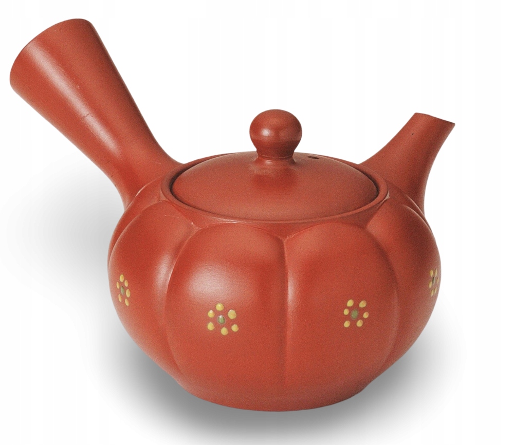 Japonská keramická konvice Kyusu hnědá var. H 320 ml