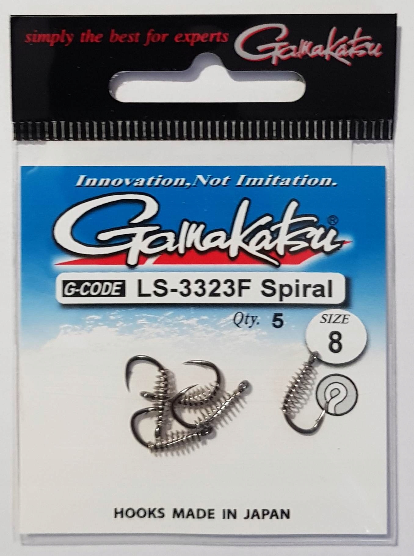 Haczyki Gamakatsu LS-3323F N/l nr 8 czarny