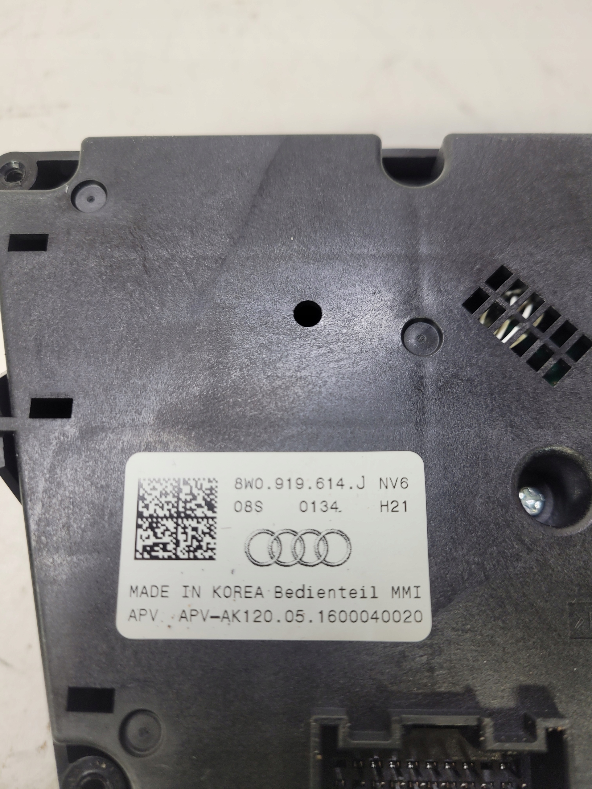 control panel MMI AUDI A4 B9 A5 8W 8W0919614J