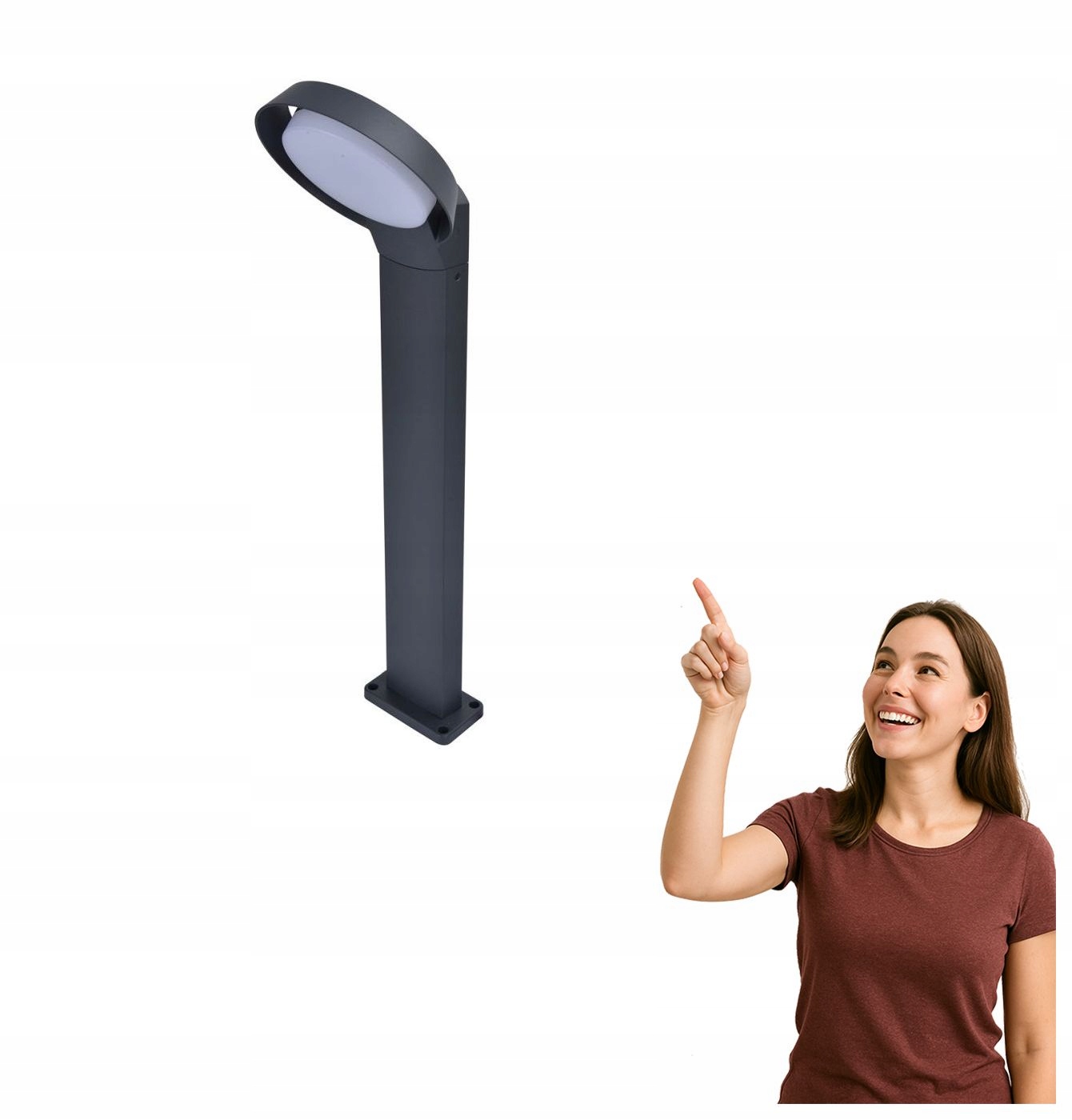 Záhradná Led stĺpiková lampa 15W Polo Lutec