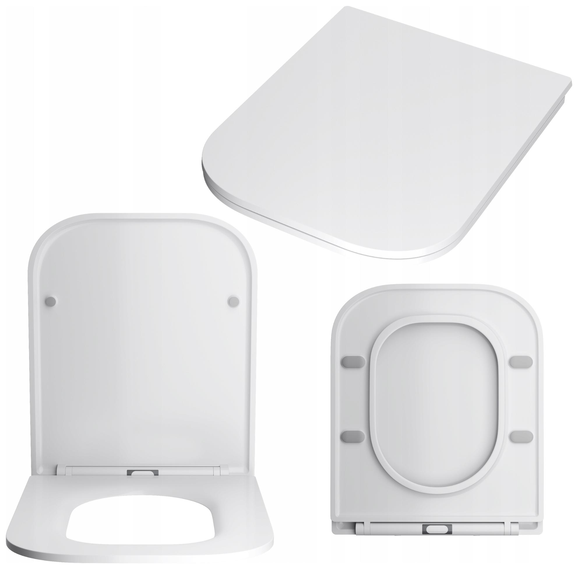 Wc Sedátko Duroplast Slim, Pomalu Padající, Odnímatelné, Bílá Barva