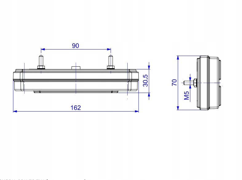 LAMPA TYLNA LED DO PRZYCZEPKI BUSA NACZEPY CLEOMAX Producent części Horpol