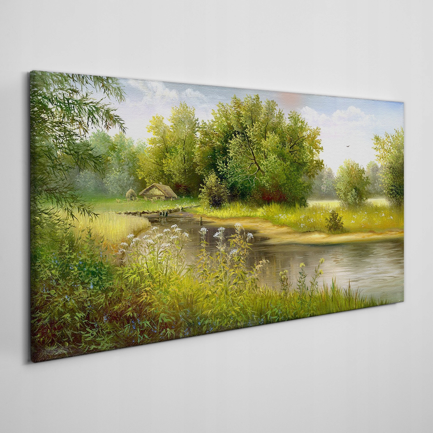 

Obraz na ramie płótno Las rzeka przyroda 120x60 cm