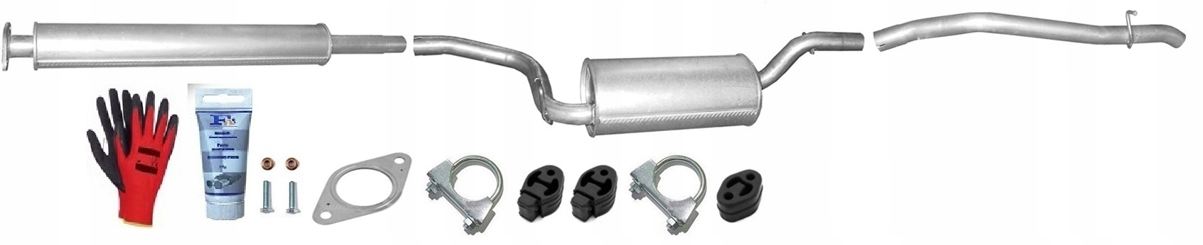 Volvo S40 1.8 2.0 (2004-2010) sada tlumičů výfuku bonus