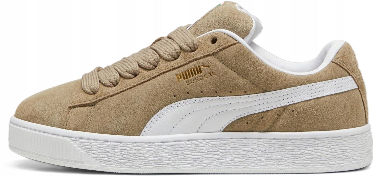 Pánské Boty Puma Suede XL 39520523 Kožené Tenisky Béžové