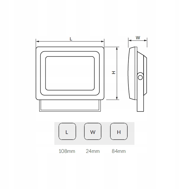NAŚWIETLACZ LED REFLEKTOR LAMPA HALOGEN 10W IP65 EAN (GTIN) 5908226339612
