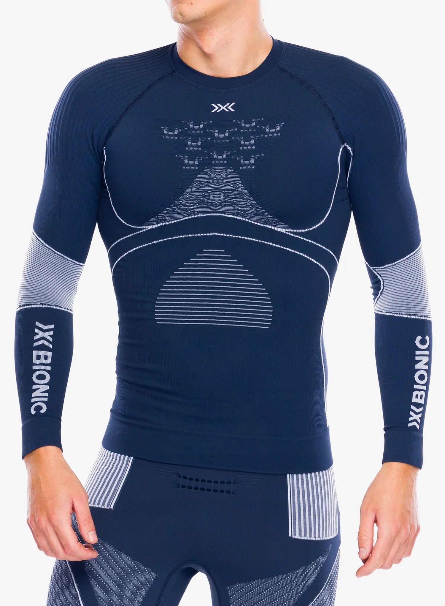 Mikina X-Bionic Energy Accumulator 4.0 Round Neck marine XL