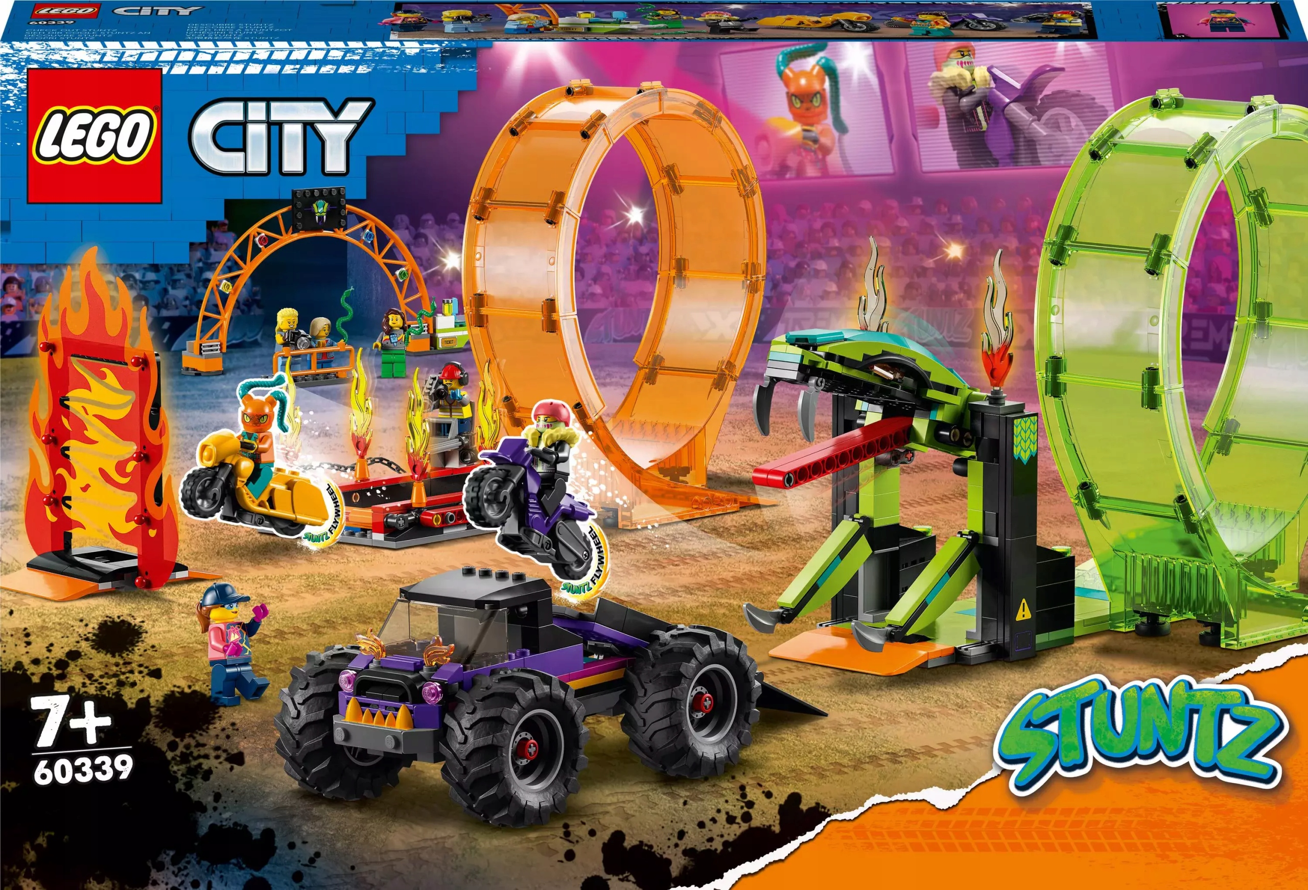 Lego City Kaskadérská aréna se dvěma smyčkami 60339