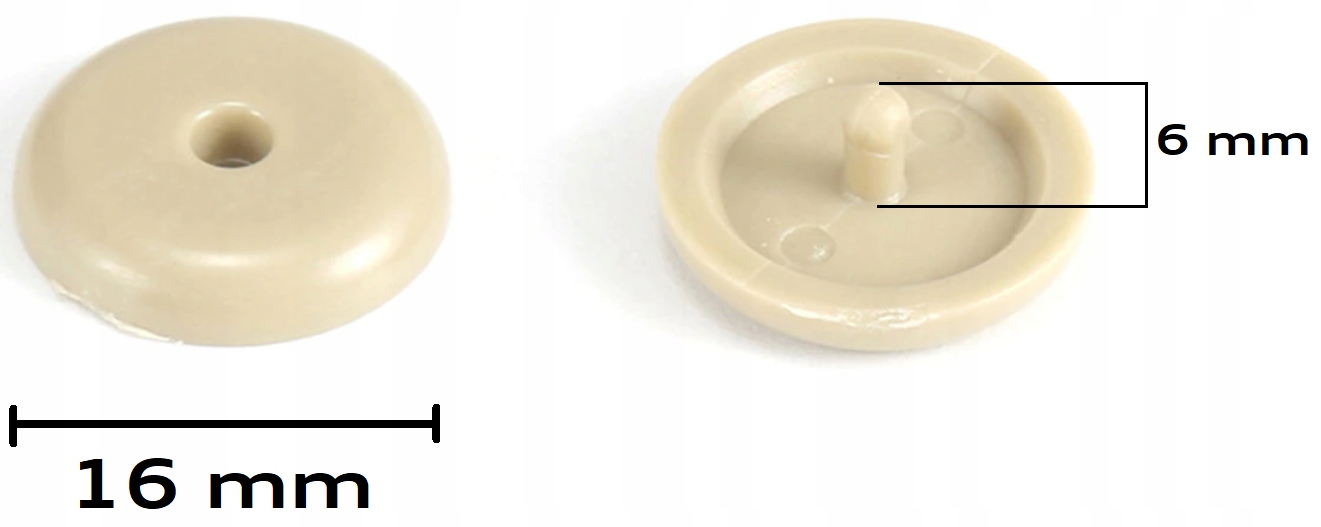 10x BEŻOWA SPINKA BLOKADA PAS BEZPIECZEŃSTWA KLIPS Producent części Inny