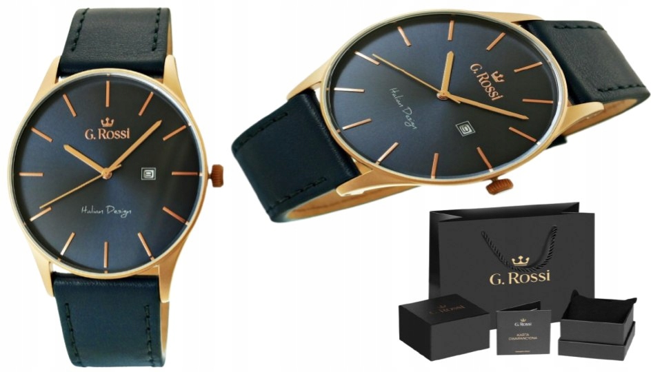 

Zegarek Męski Gino Rossi Italian Design Data + Box