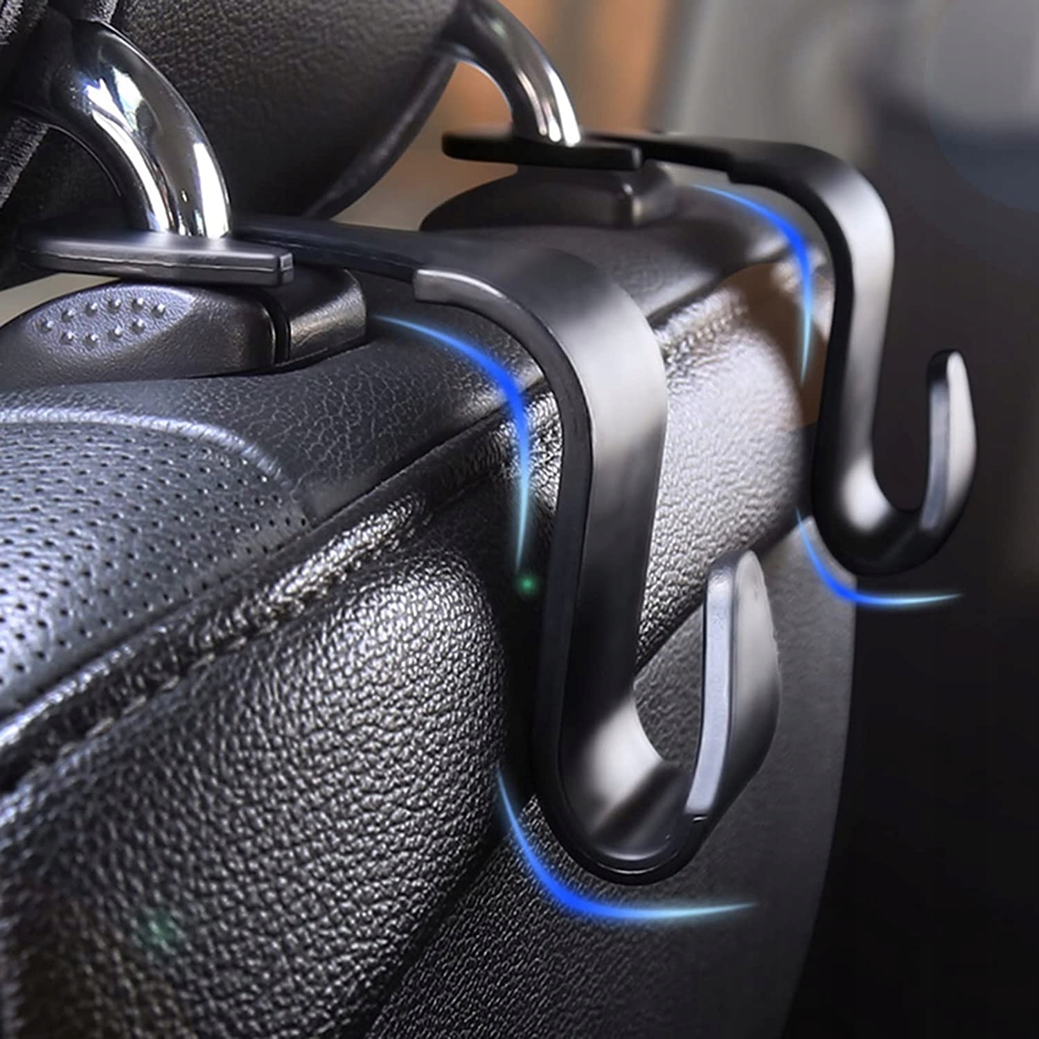 4 szt WIESZAK HACZYK NA ZAGŁÓWEK SAMOCHODU ZAKUPY EAN (GTIN) 5904555941687