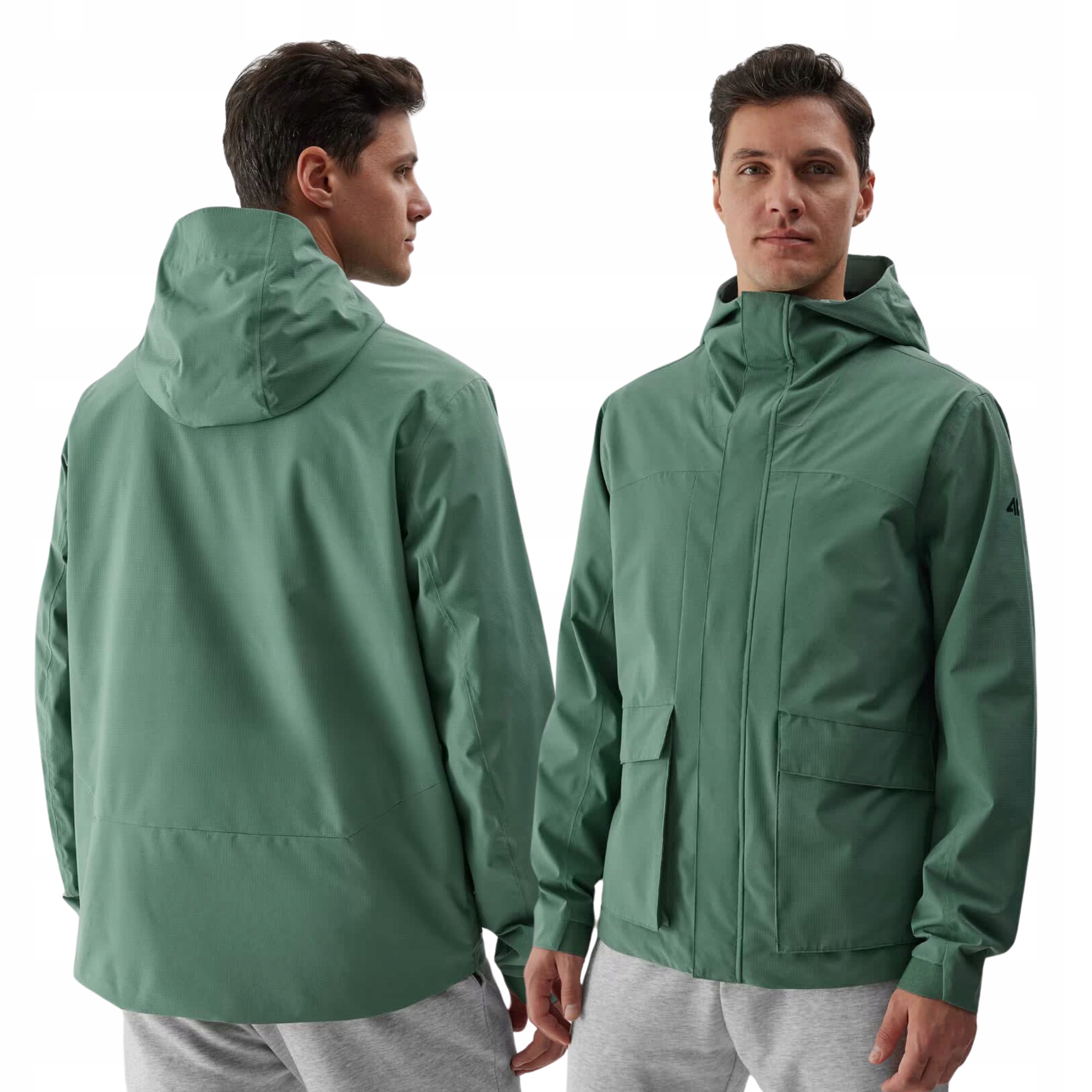 Bunda 4F Pánská Voděodolná Teplá Dešťová S Kapucí Přechodová vel. S