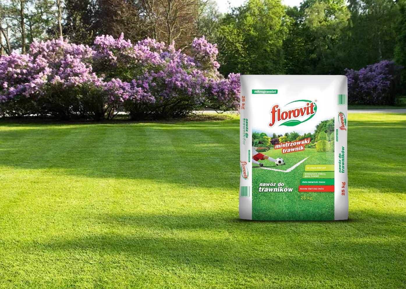 Florovit Mistrovský Trávník se železem bojuje proti mechu a florovitám 25 kg