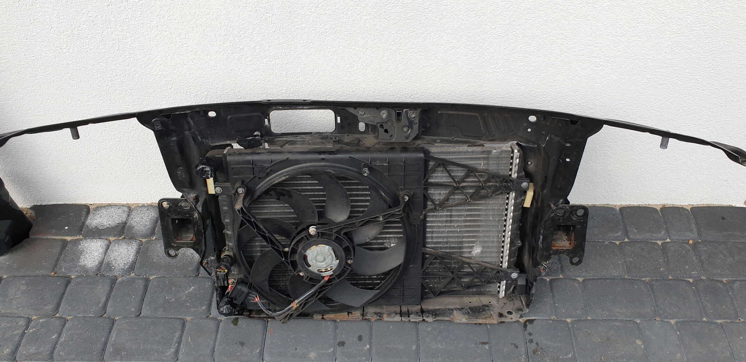 support panel for radiators pillar SKODA FABIA 2 1.4 1.6 TDI