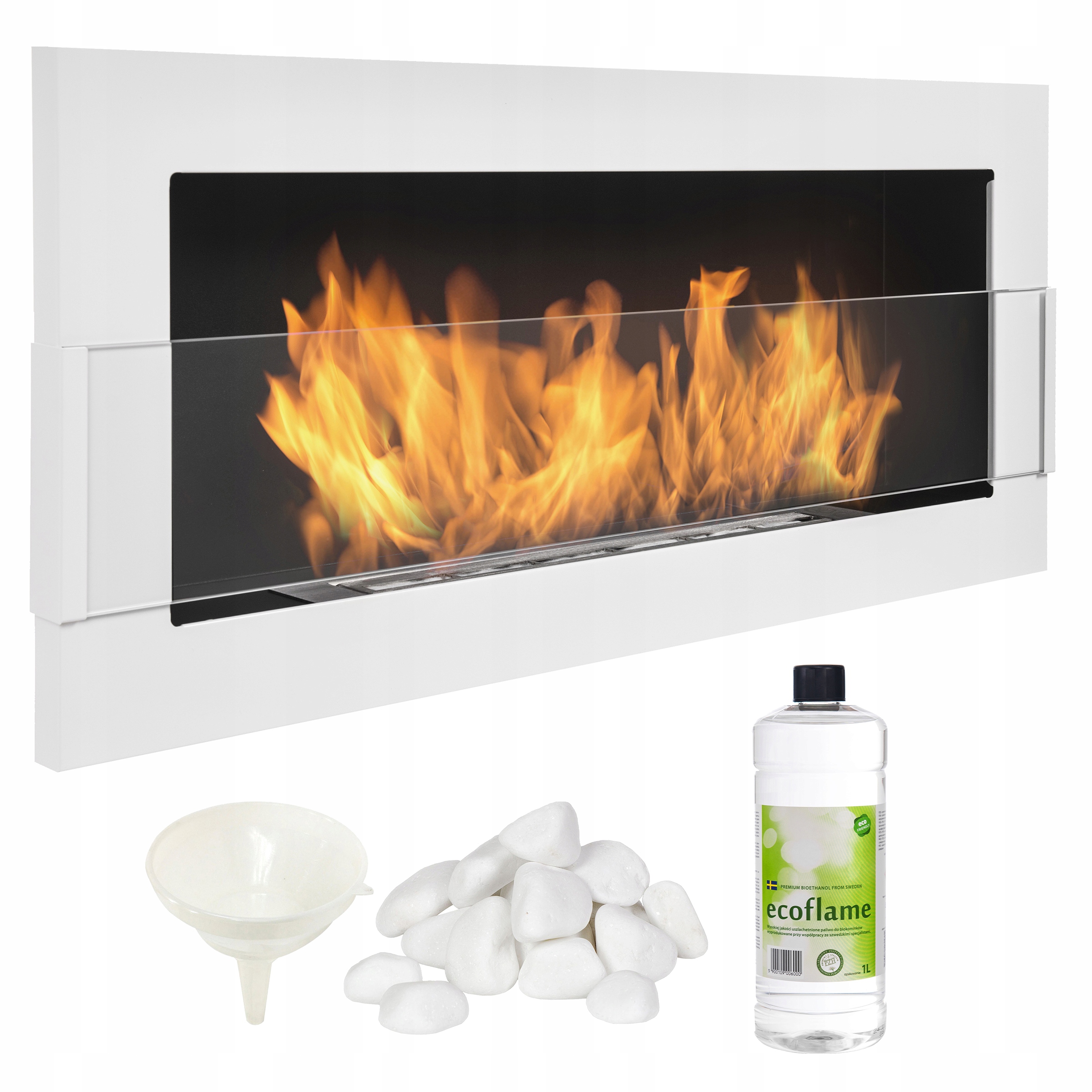 Biokrb 90x40 bílý se sklem Bonus, Bezpečný