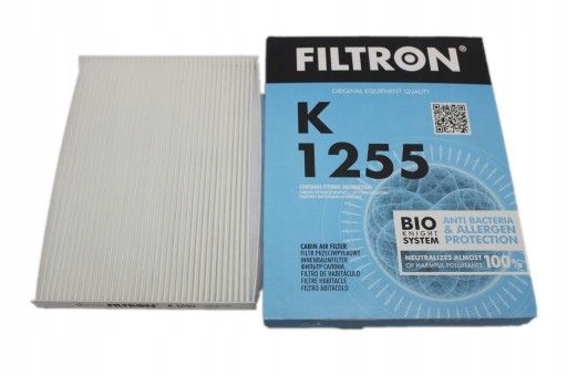 

Filtr Kabinowy Filtron K 1255 (nissan)