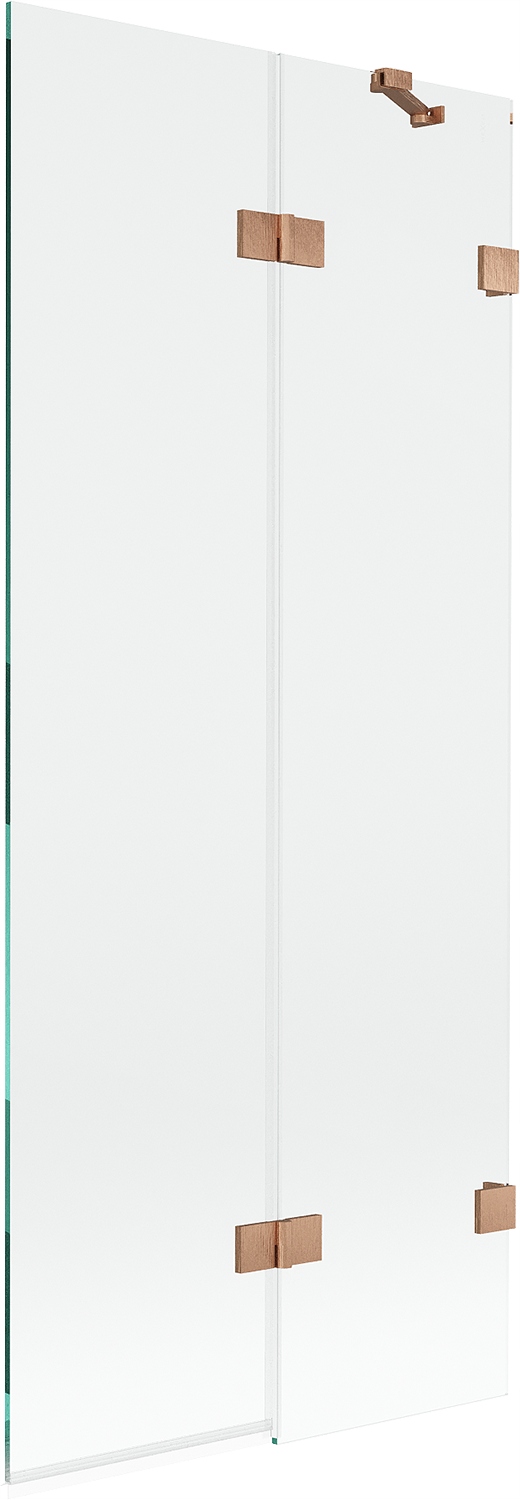 Mexen Lunar sprchová zástěna 2-dílná pravá 80 x 150 cm, transparentní, kart