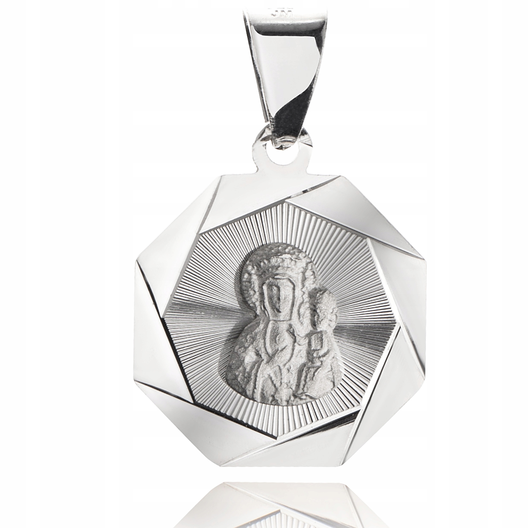 MATKA BOSKA CZĘSTOCHOWSKA MEDALIK SREBRNY KOMUNIA