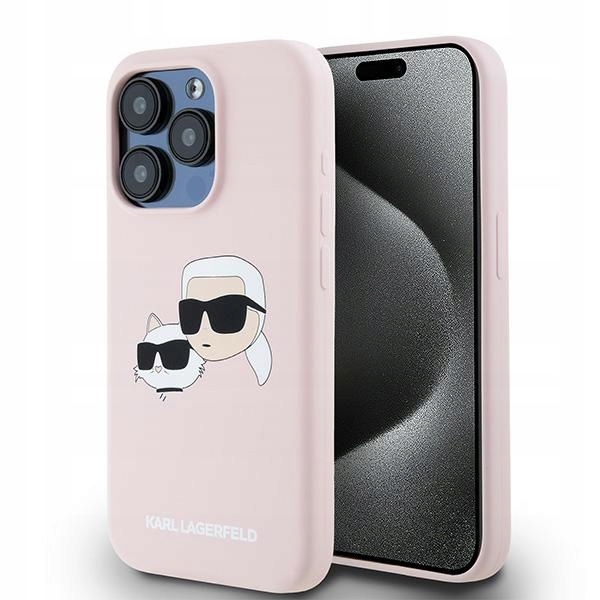 Karl Lagerfeld KLHMP15XSKCHPPLP iPhone 15 Pro Max 6.7" růžový/pink hardcase