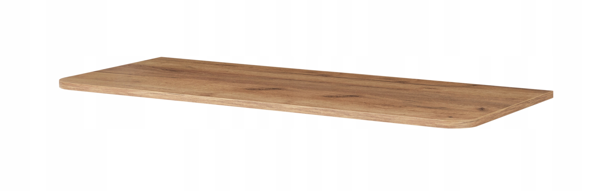 Oválná koupelnová deska pod umyvadlo 100 cm Dub Craft Laminovaná deska Abs!
