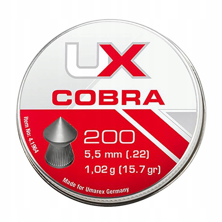 Śrut 5,5 mm Umarex Cobra szpic moletowany 200 szt.
