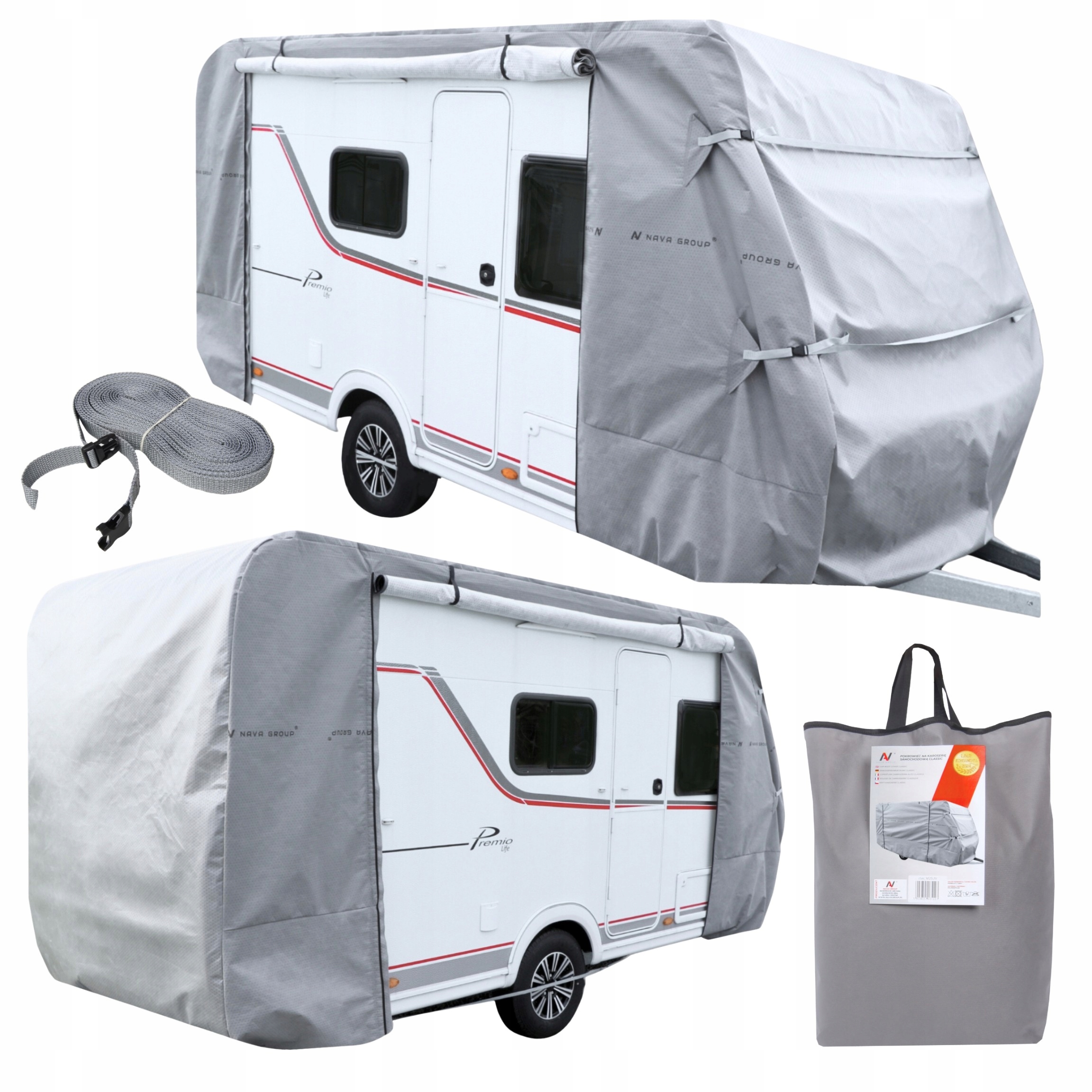 Obal na karavan 560-590 Plachta Kemping Voděodolný Uv
