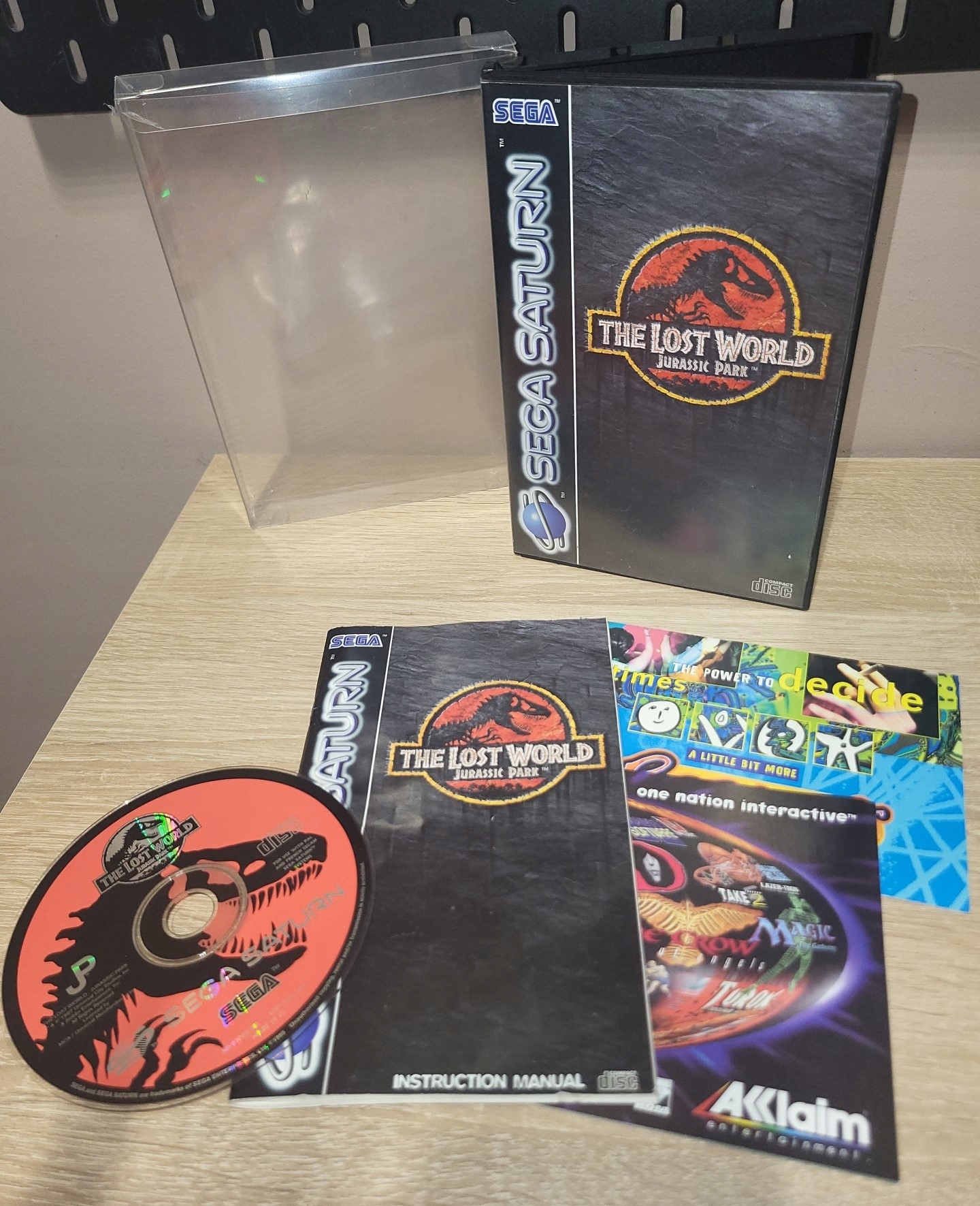 THE LOST WORLD JURASSIC PARK - SEGA SATURN KOMPLET LEPSZE PUDEŁKO!!! +PROT.