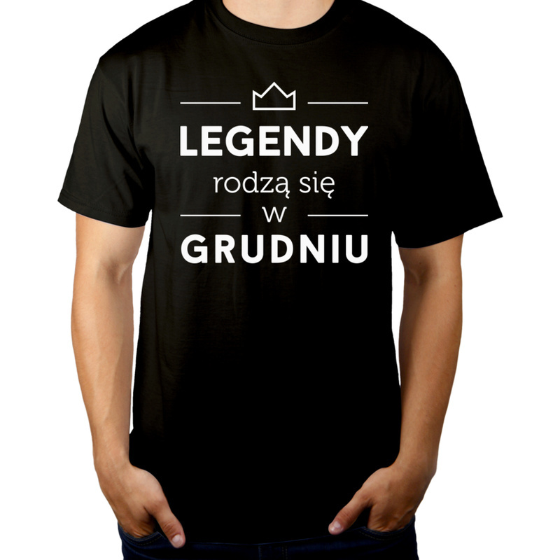 

Legendy rodzą się w grudniu koszulka prezent