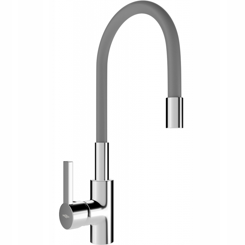 Mexen Flex kuchyňská baterie, Chromovaná/Šedá