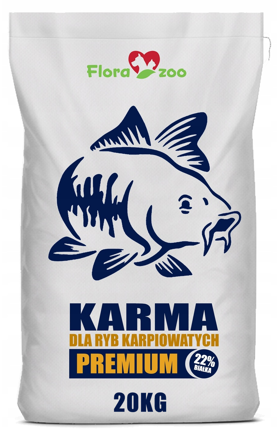 POKARM KARMA PASZA ZANĘTA GRANULAT DLA RYB KARPI Waga produktu z opakowaniem jednostkowym 500 kg