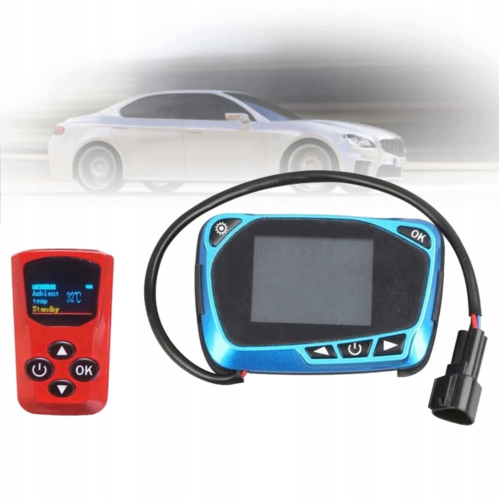 Ovladač LCD displej Pro Olejový Ohřívač Webasto Dálkové Ovládání 12/24 V