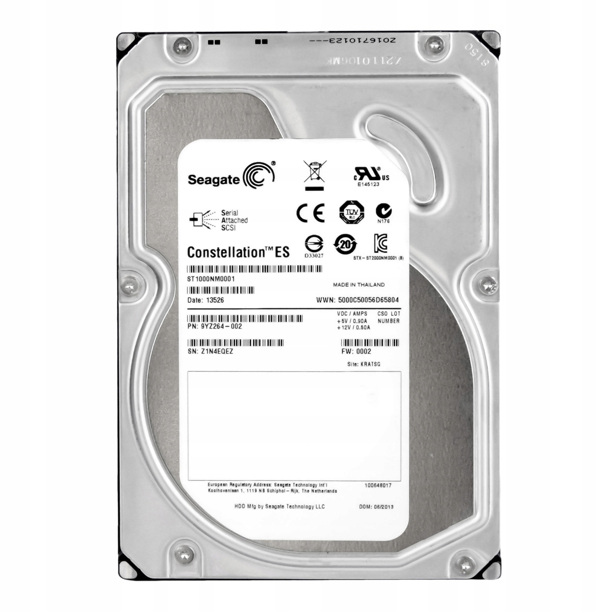 Seagate Constellation Es 1TB 7.2K 64MB SAS-2 3.5" ST1000NM0001