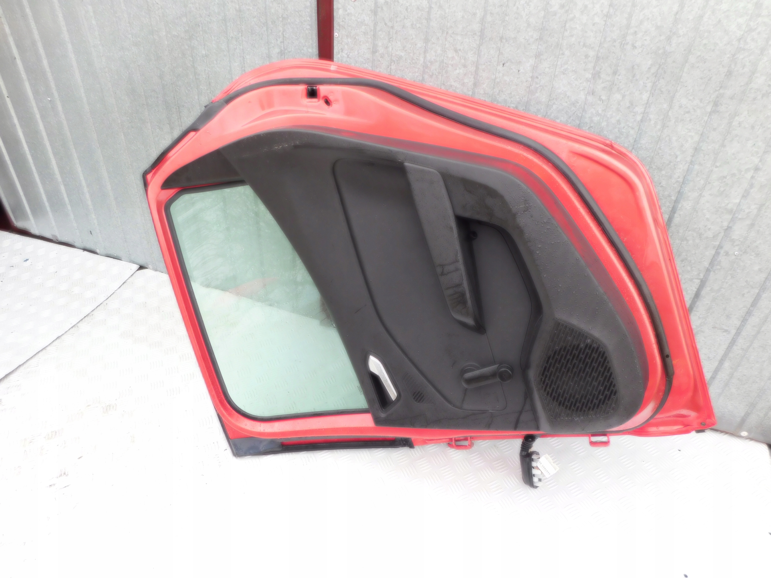 door right rear part right rear part complete red Renault Clio V original