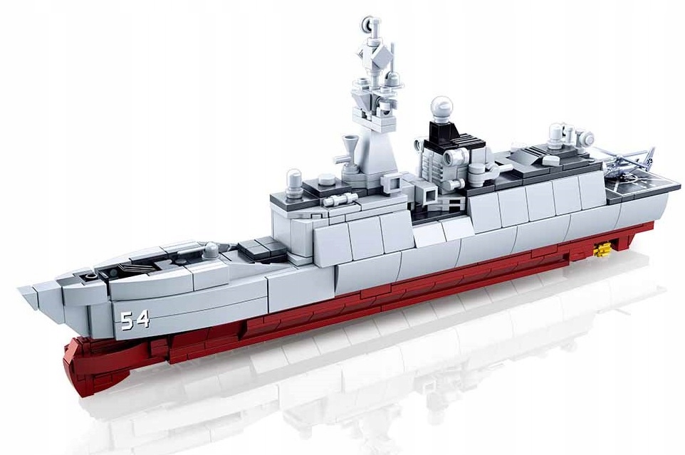 

Klocki Sluban Okręt wojskowy statek 459 el Lego