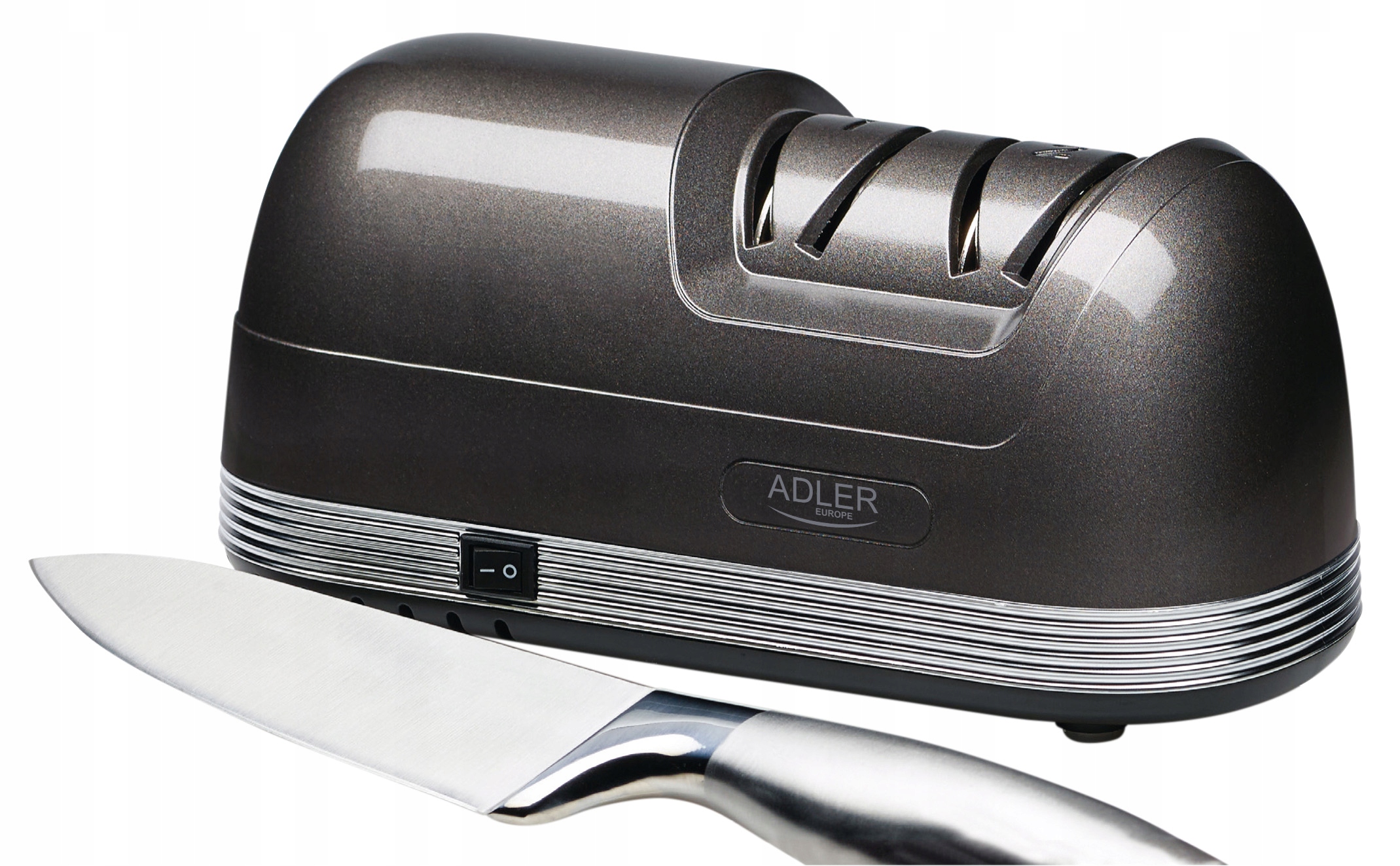 ELEKTRYCZNA DOMOWA OSTRZAŁKA 2w1 DO NOŻY I NOŻYCZEK OSEŁKA