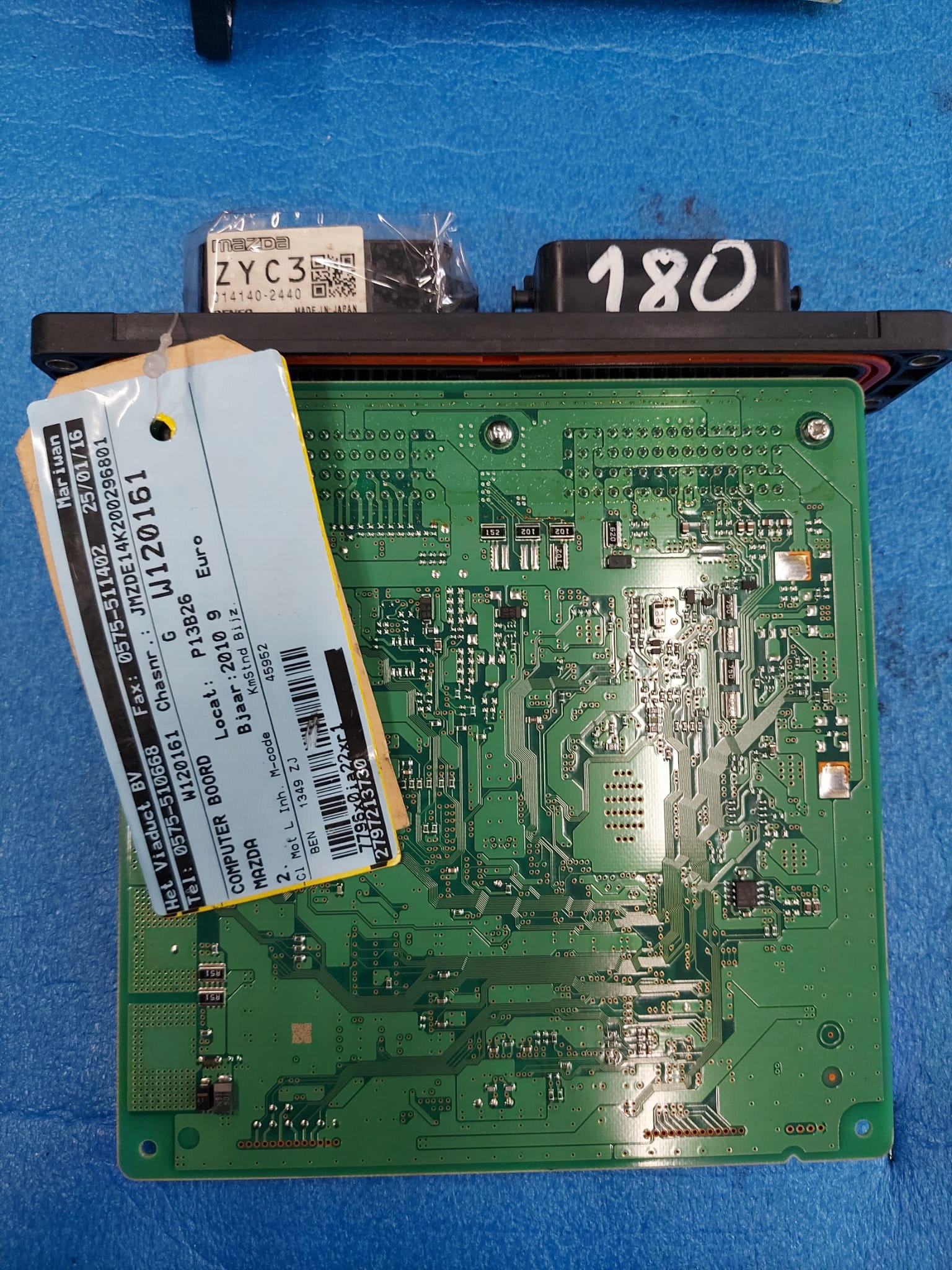 control unit of the engine MAZDA II 1.4 B ZYC3 0141402440