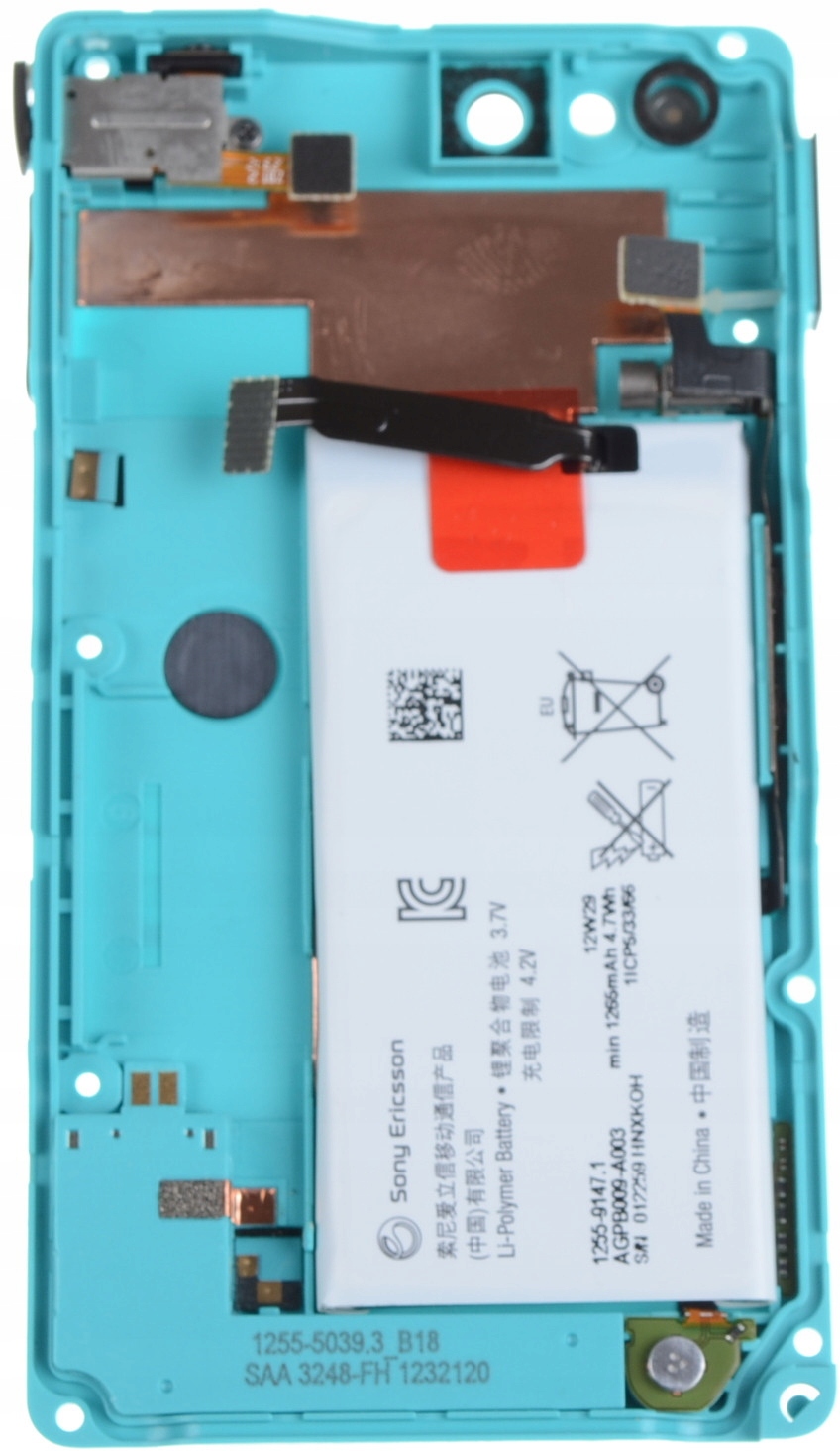 

Bateria Sony Xperia Go ST27i mikrofon hf 1265mAh