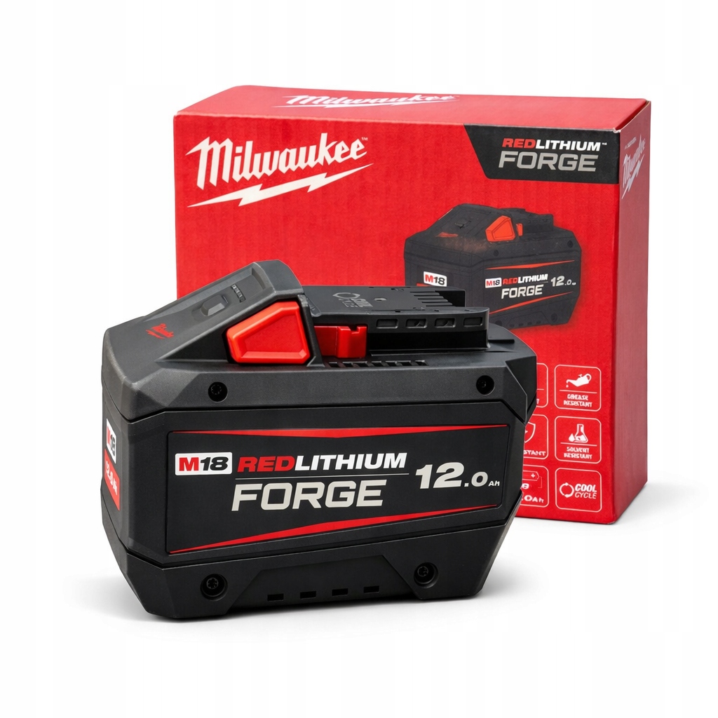 Milwaukee Akumulator M18FB12 Forge 12Ah 18V wydajna bateria oryginalna