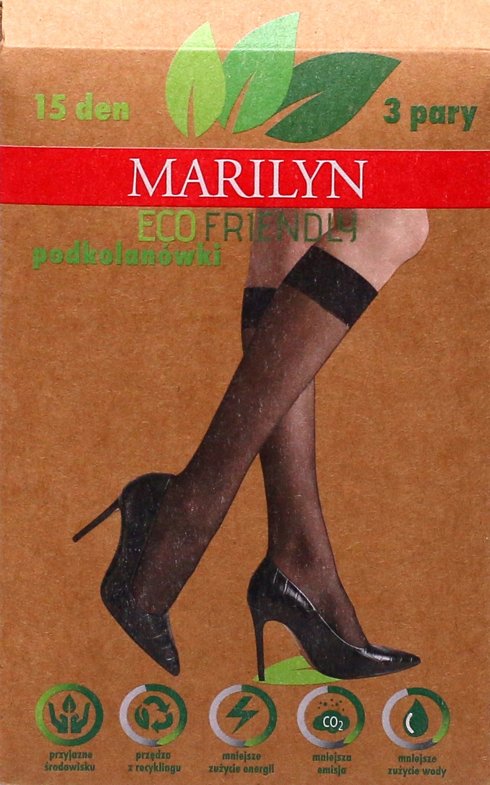 

Marilyn Podkolanówki Eco Friendly black 3 pary