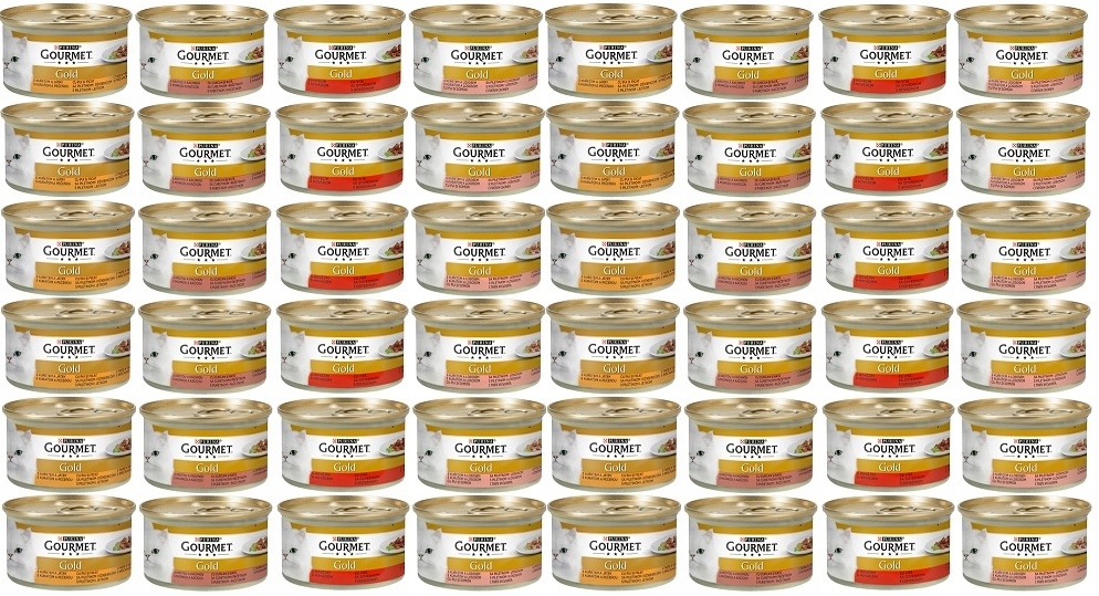 Purina Gourmet Gold mokra karma dla kota mix smaków w sosie 48x85g